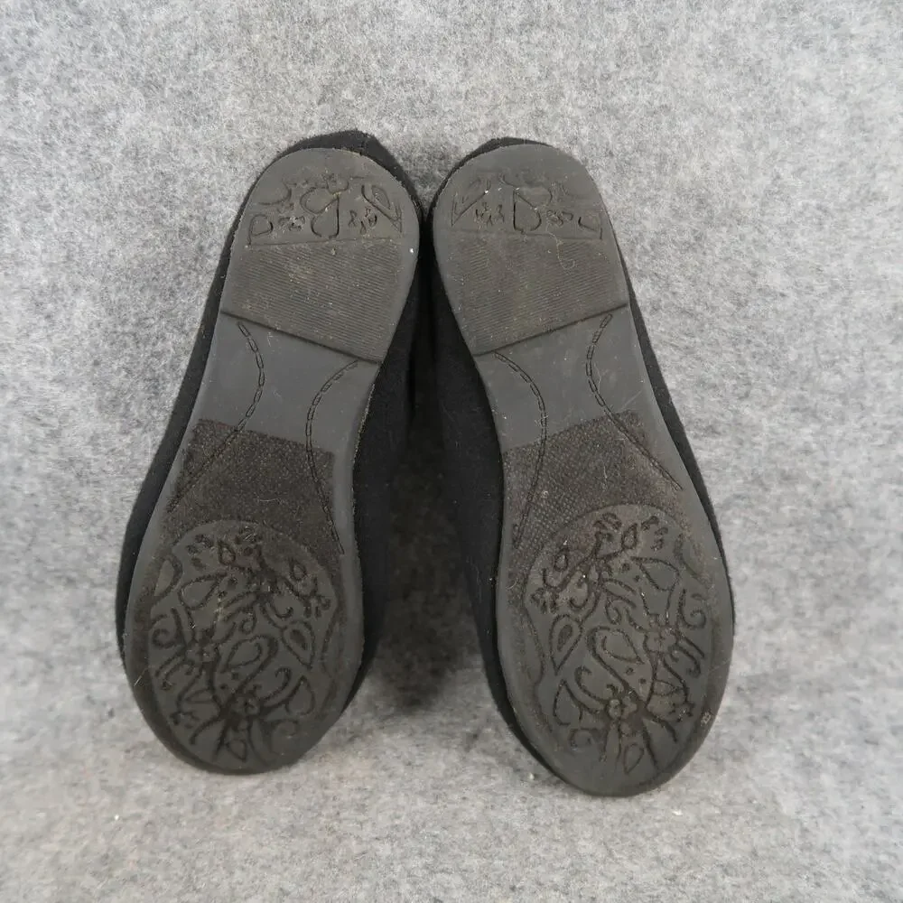 Simply Petals Shoes Kids 1 Ballet Flats Slip On Black Classic Round Toe Girls